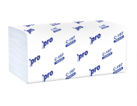 Полотенца бум. Protissue V слож. 2-сл, 22*21см, целлюлоза, сист Tork H3, арт. С197 Белый - фото