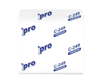 Туалетная бумага в листах Protissue 2-сл, 250л, сист Tork T3, арт. С249 Белый - фото
