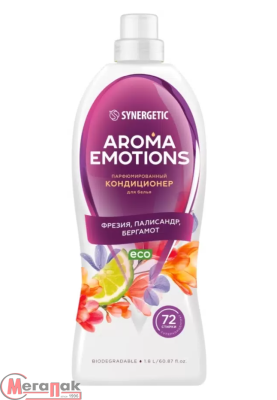 Кондиционер д/белья концентрированный 1,8л"Synergetic"EMOTIONS" Joy/Радость(6)110465  - фото