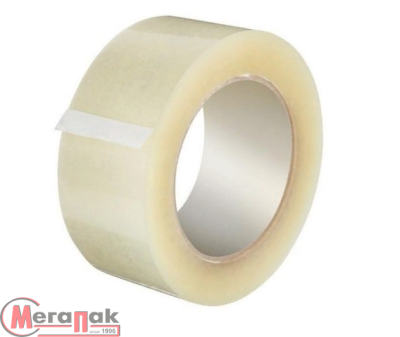 Скотч 48*60м/66я КК Ш каучук прозрачный (72,36) TPJS-003T/W, арт.45 Прозрачный - фото