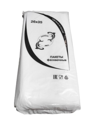 Пакет 18*8*35 (26*35) HDPE блок (10) Прозрачный - фото